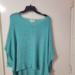 ADORA Women's Aqua Knit Poncho